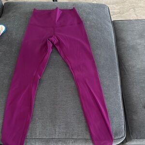 LuLuLemon Purple High-Waisted Leggings